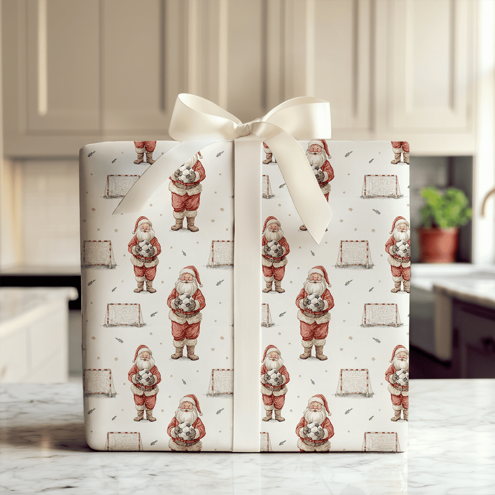 Sleigh the Goal - Wrapping Paper - Aspen & Arlo