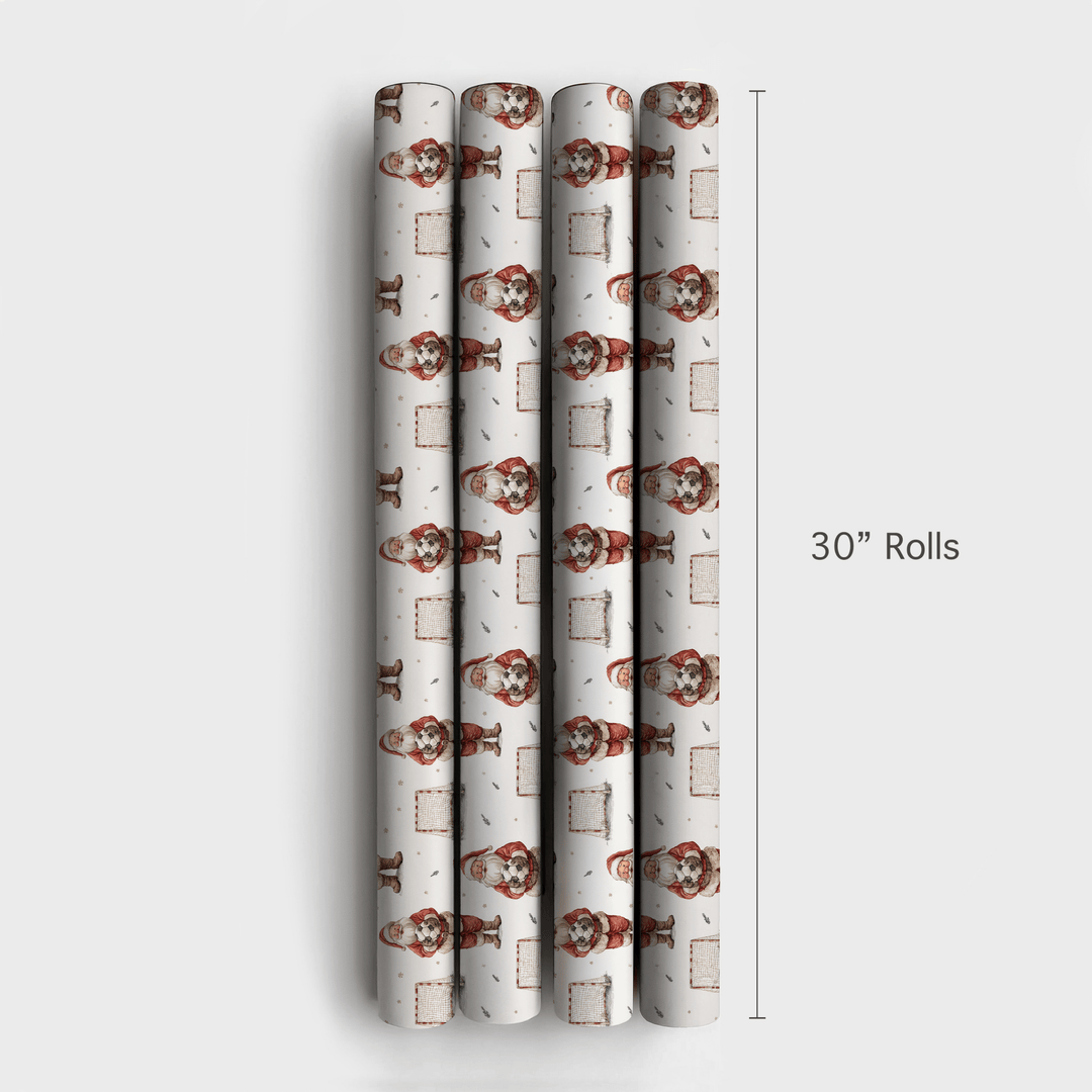 Sleigh the Goal - Wrapping Paper - Aspen & Arlo