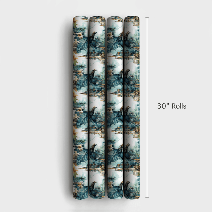 Dragon Advantage - Wrapping Paper - Aspen & Arlo