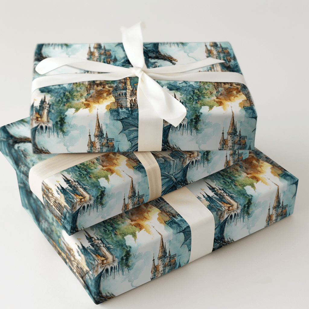 Dragon Advantage - Wrapping Paper - Aspen & Arlo