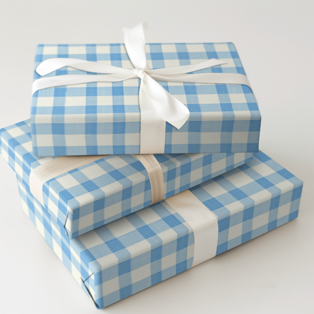 True Blue Love - Wrapping Paper - Aspen & Arlo