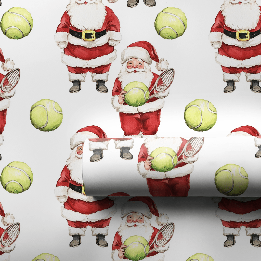 Claus on the Court - Wrapping Paper - Aspen & Arlo