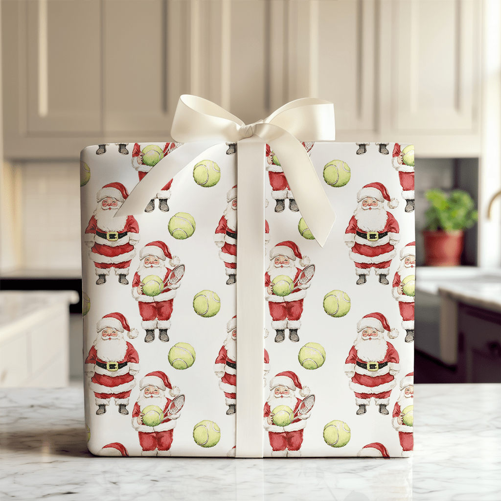 Claus on the Court - Wrapping Paper - Aspen & Arlo