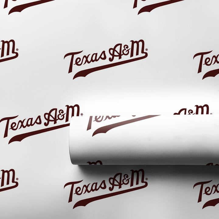 Texas A&M cursive - Wrapping Paper - Aspen & Arlo