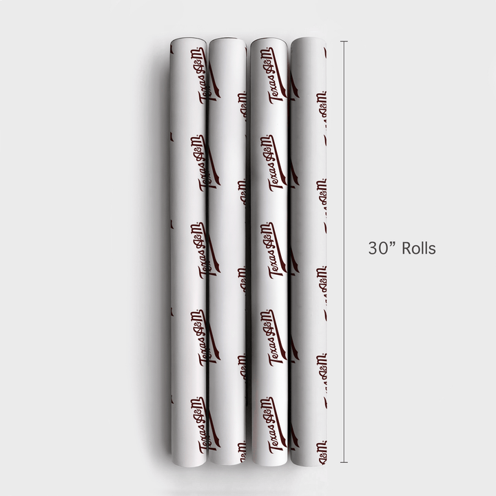 Texas A&M cursive - Wrapping Paper - Aspen & Arlo