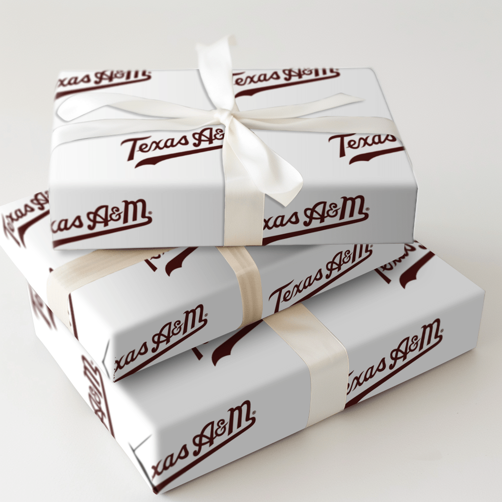 Texas A&M cursive - Wrapping Paper - Aspen & Arlo