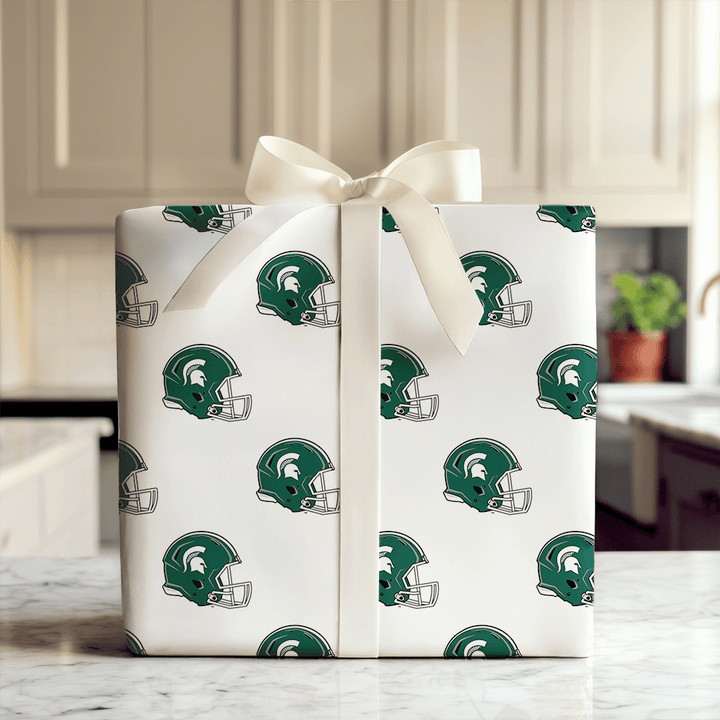 Spartan Warrior Helmet - Wrapping Paper - Aspen & Arlo