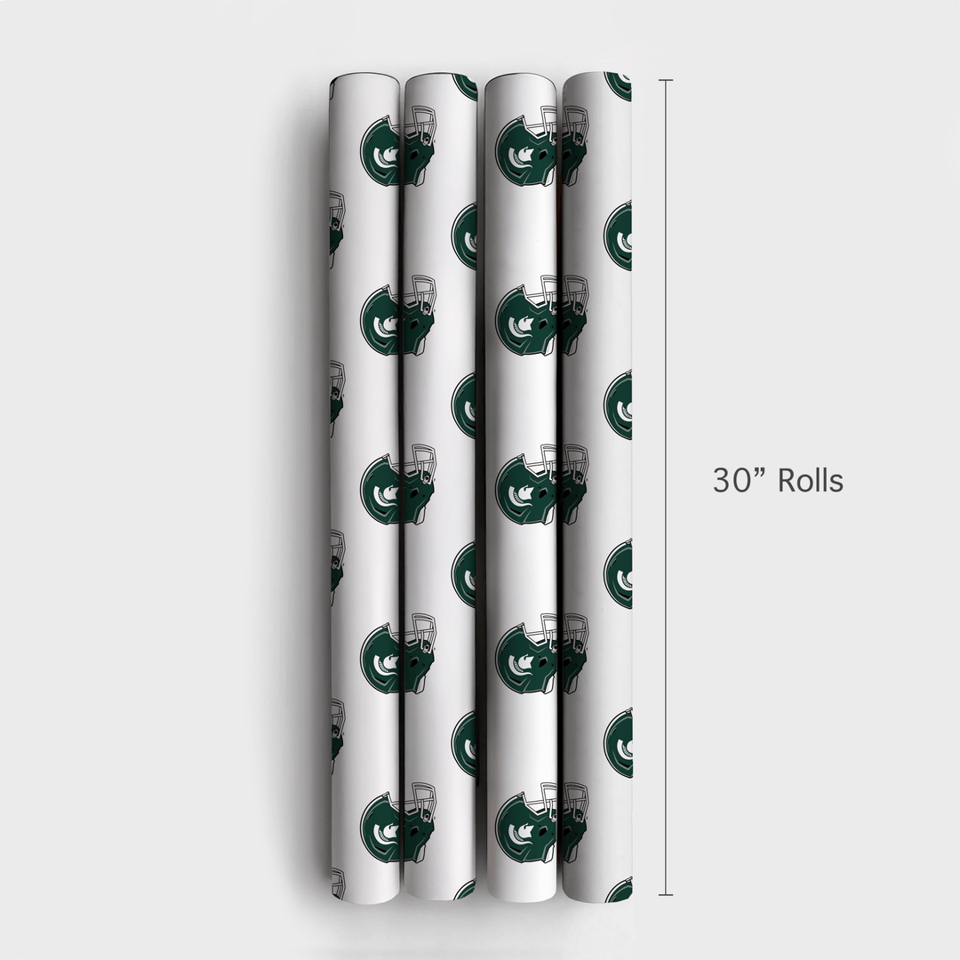 Spartan Warrior Helmet - Wrapping Paper - Aspen & Arlo