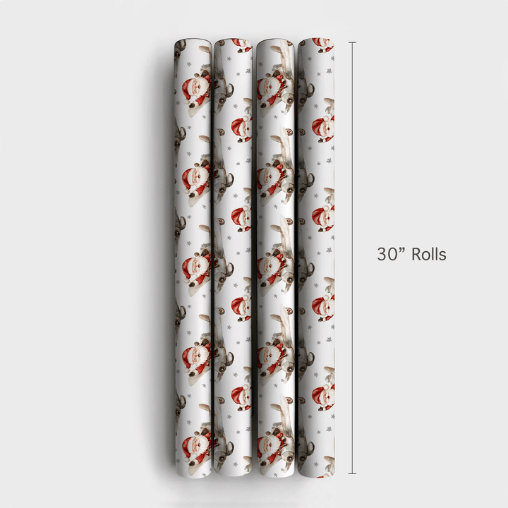 Sky High Claus - Wrapping Paper - Aspen & Arlo