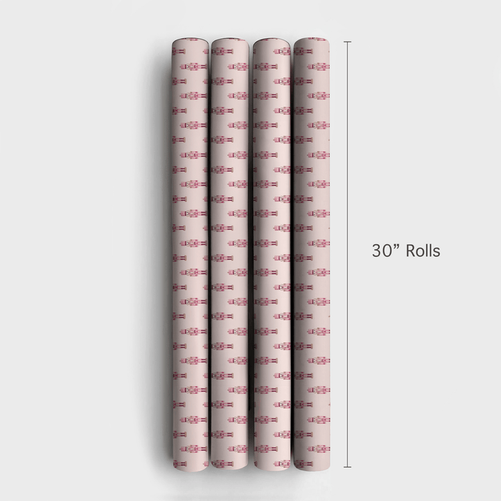 Dusty Rose Noel - Wrapping Paper - Aspen & Arlo
