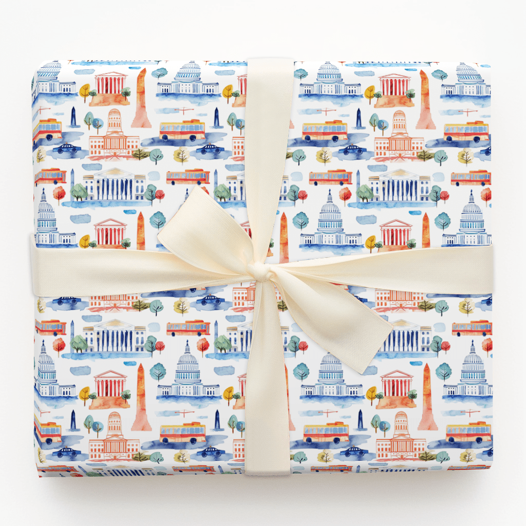 D.C. in the Spring - Wrapping Paper - Aspen & Arlo