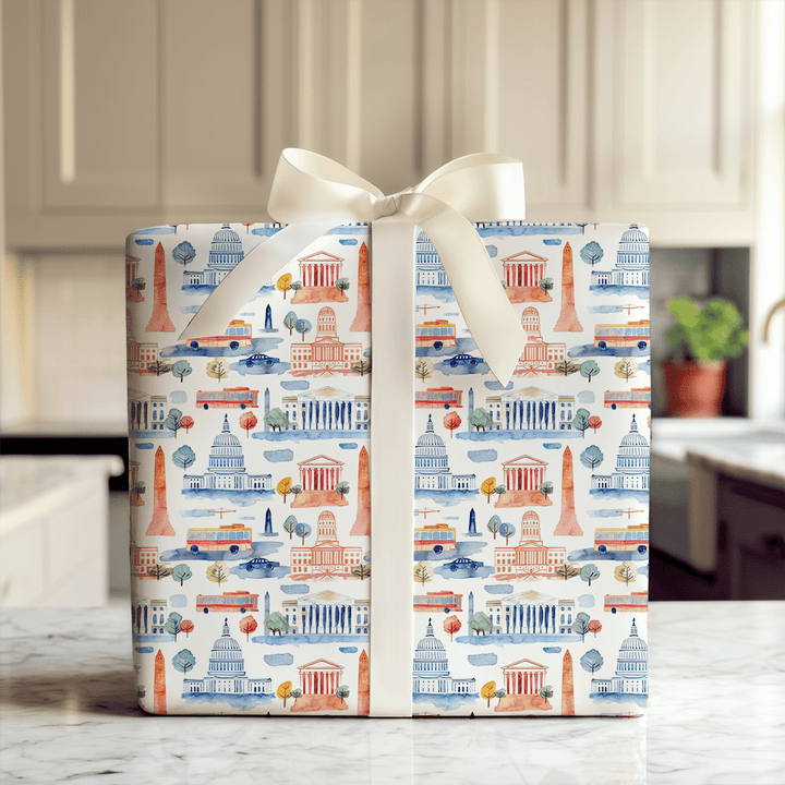 D.C. in the Spring - Wrapping Paper - Aspen & Arlo