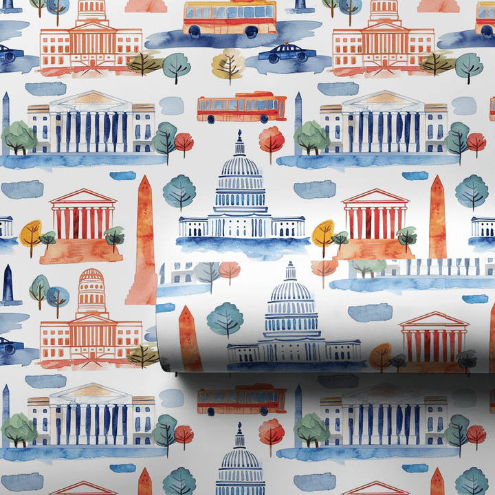 D.C. in the Spring - Wrapping Paper - Aspen & Arlo
