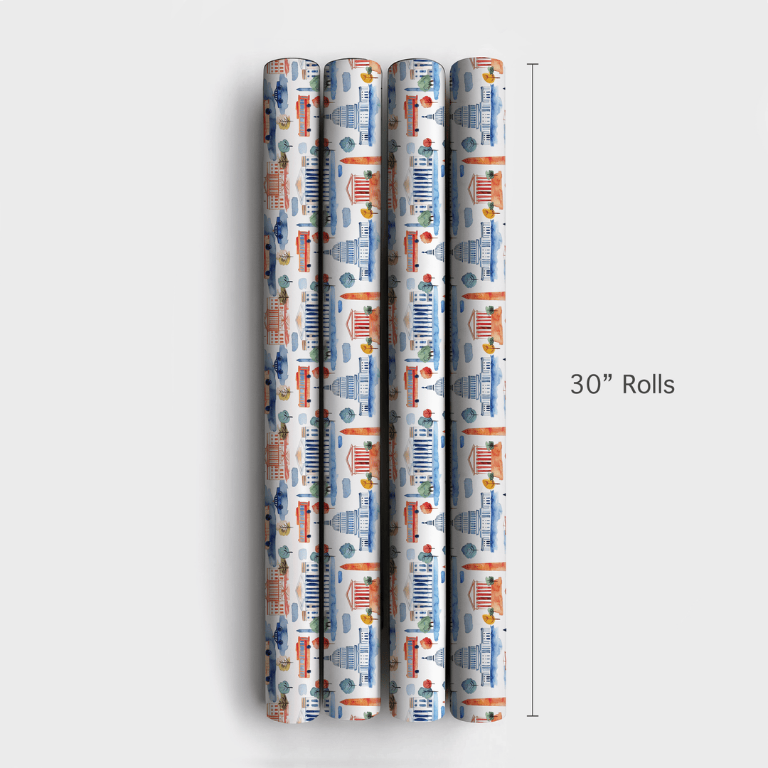 D.C. in the Spring - Wrapping Paper - Aspen & Arlo