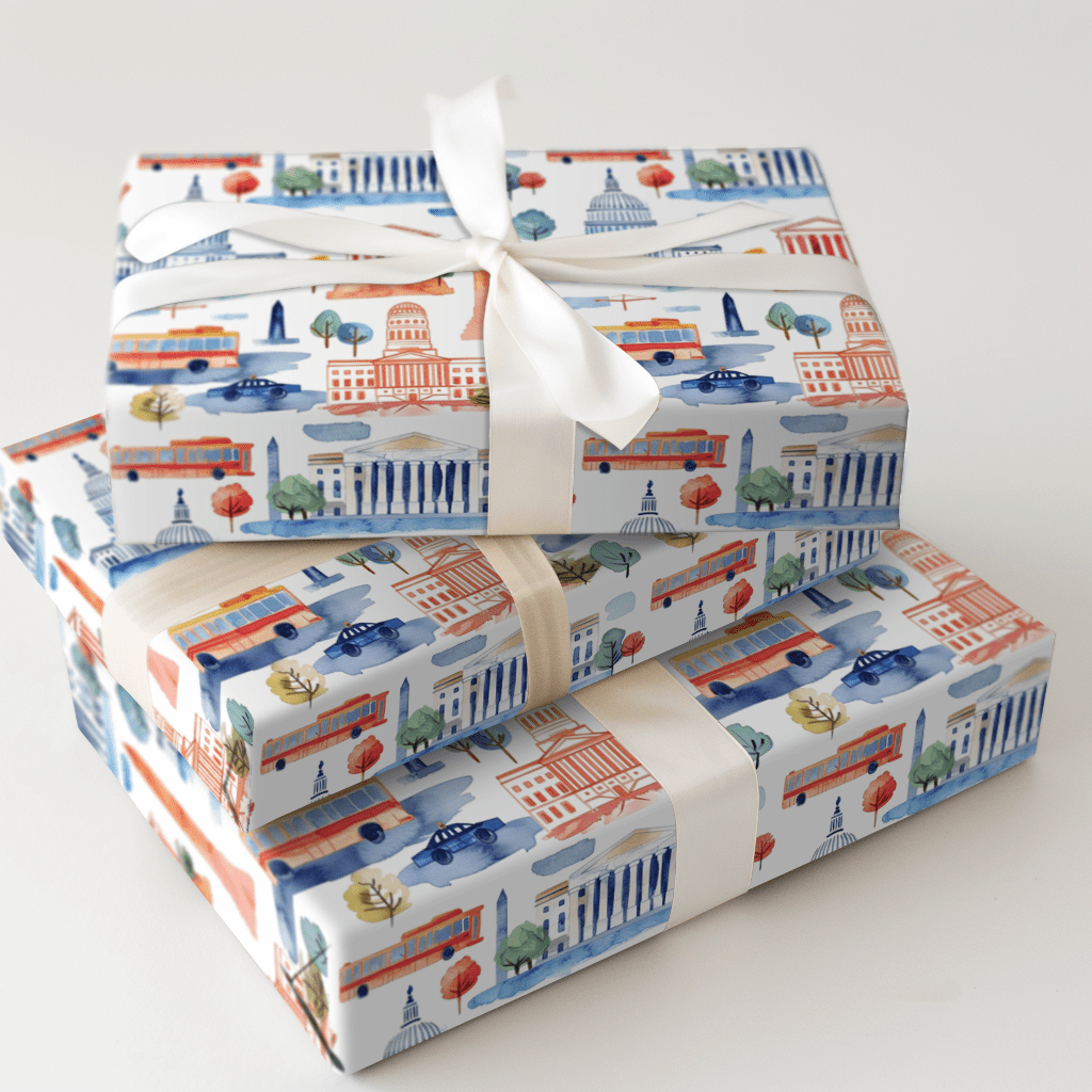 D.C. in the Spring - Wrapping Paper - Aspen & Arlo