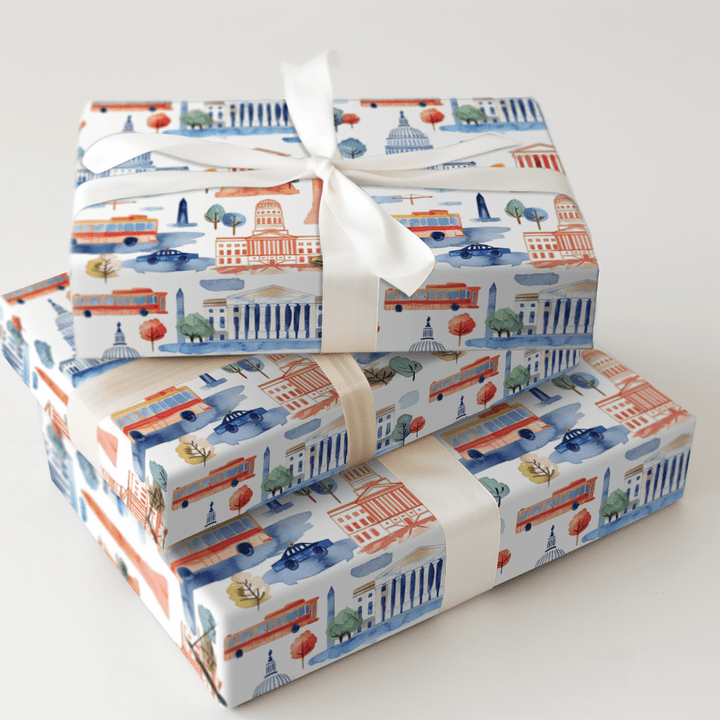 D.C. in the Spring - Wrapping Paper - Aspen & Arlo