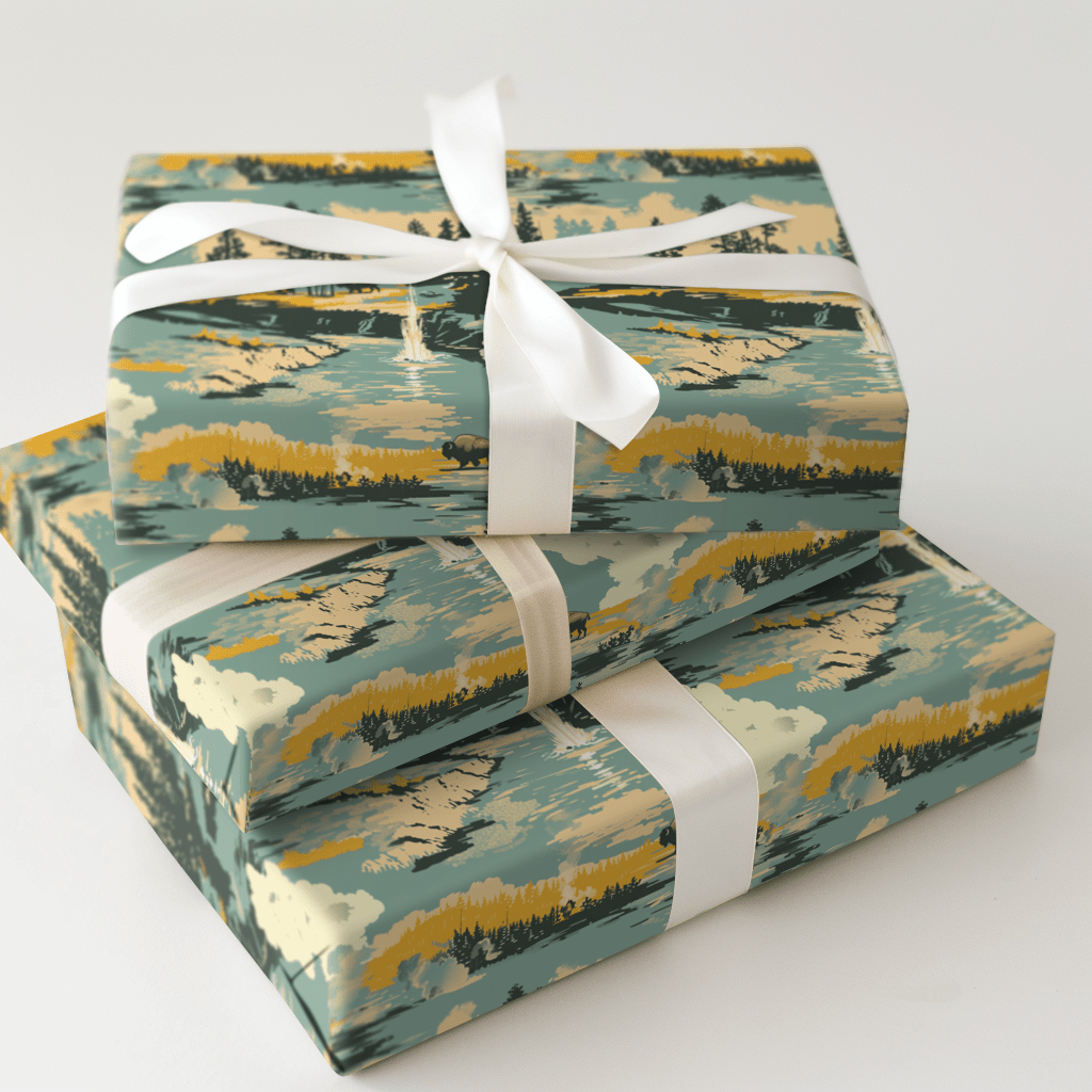 Bison Around - Wrapping Paper - Aspen & Arlo