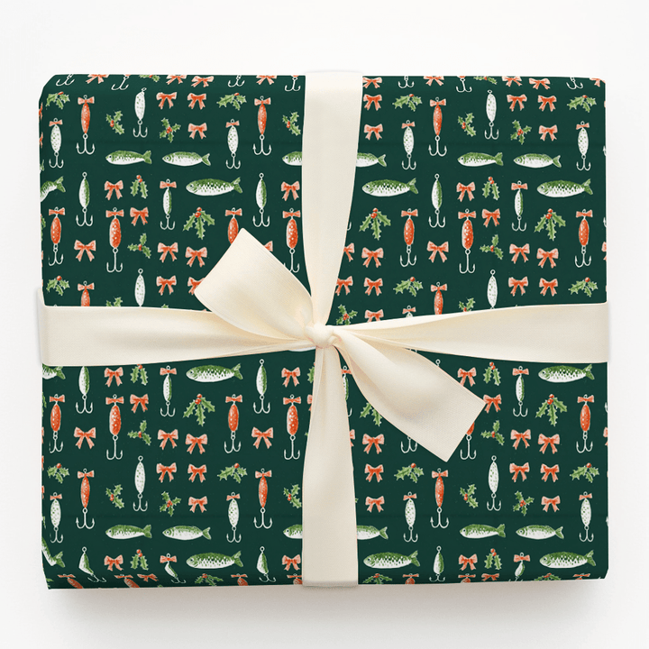 Vintage Lures - Wrapping Paper - Aspen & Arlo