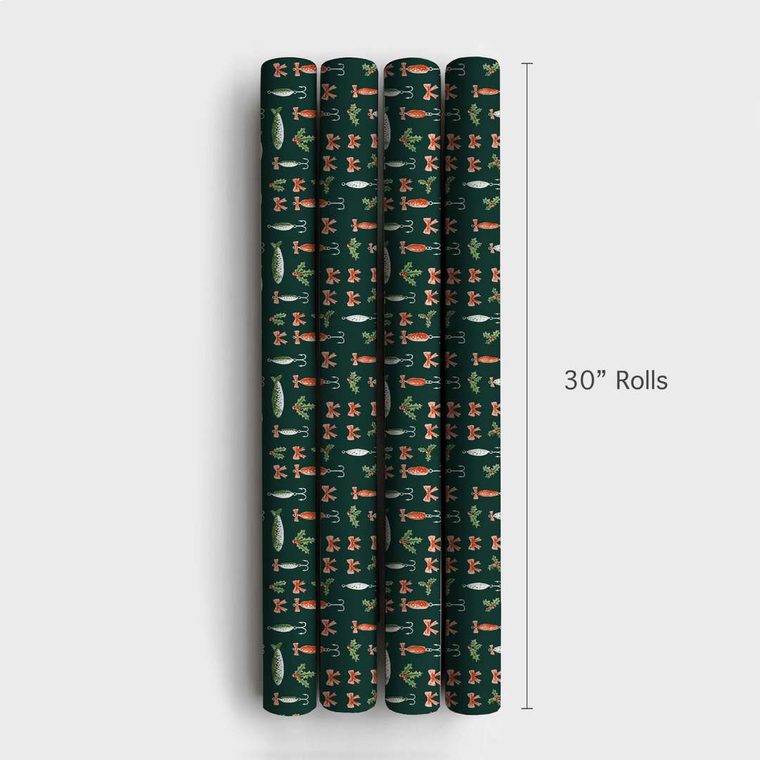 Vintage Lures - Wrapping Paper - Aspen & Arlo