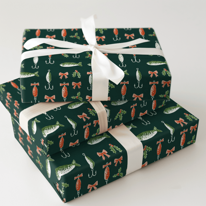 Vintage Lures - Wrapping Paper - Aspen & Arlo