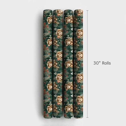 Monkeying Around the Tree - Wrapping Paper - Aspen & Arlo