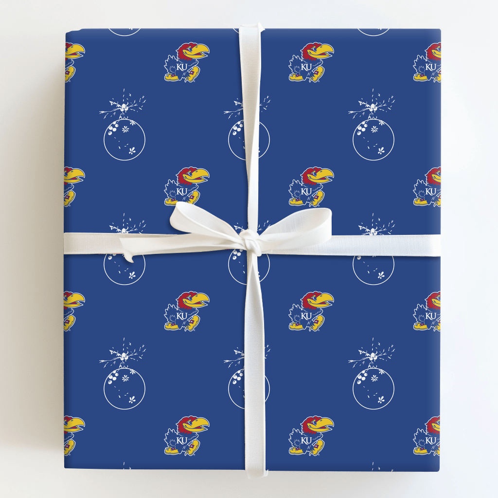 KU Ornament - Wrapping Paper - Aspen & Arlo