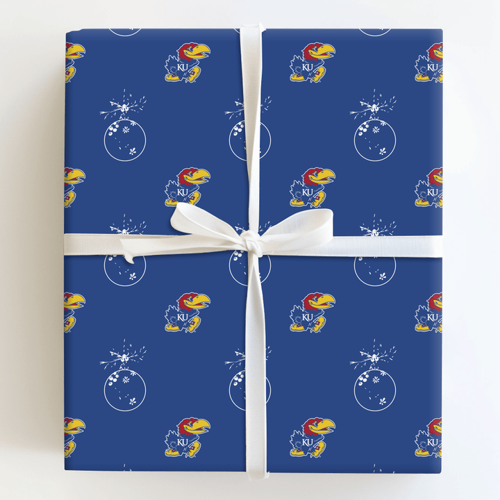 KU Ornament - Wrapping Paper - Aspen & Arlo