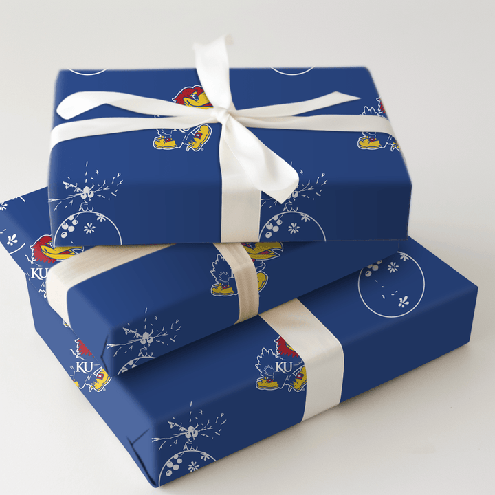 KU Ornament - Wrapping Paper - Aspen & Arlo