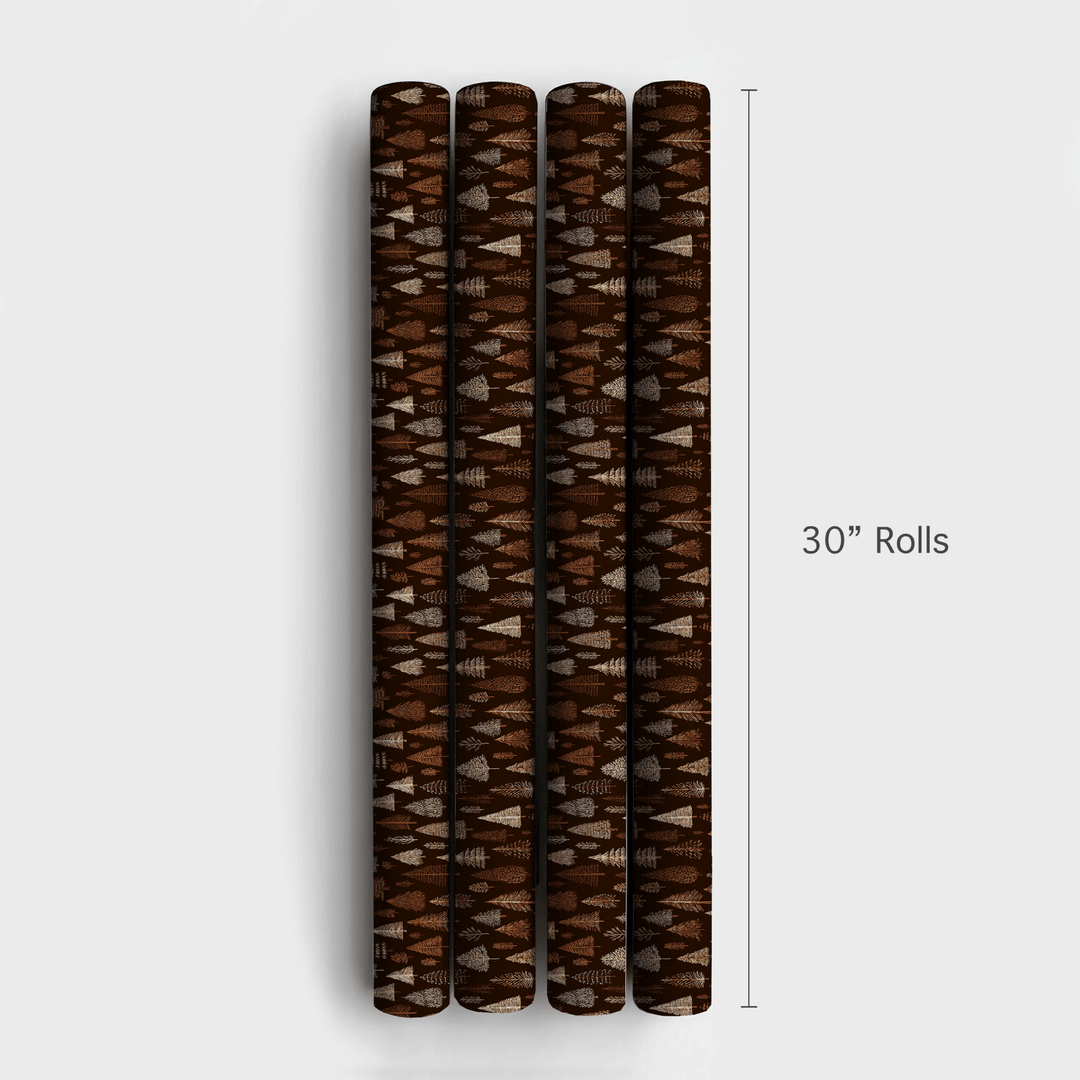 Dark Brown Themed - Wrapping Paper - Aspen & Arlo
