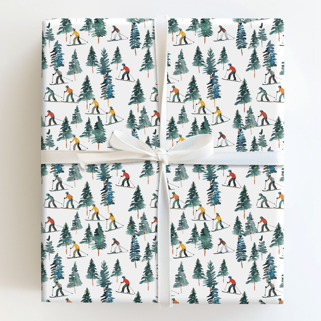 Ski Slopes - Wrapping Paper - Aspen & Arlo