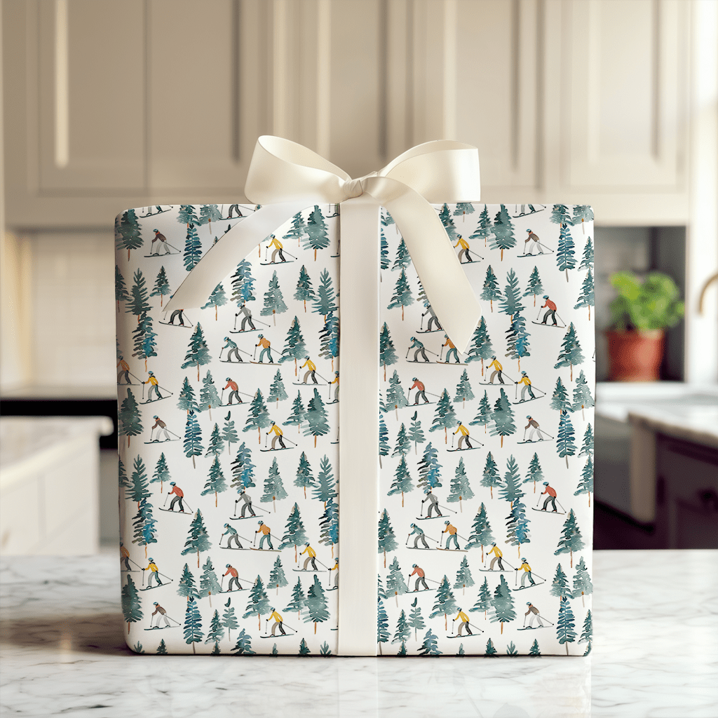 Ski Slopes - Wrapping Paper - Aspen & Arlo