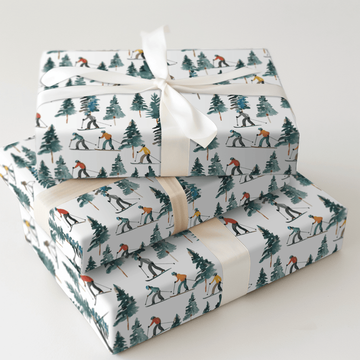 Ski Slopes - Wrapping Paper - Aspen & Arlo