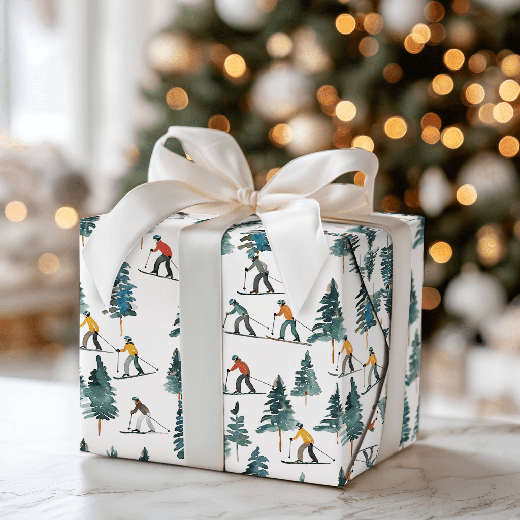 Ski Slopes - Wrapping Paper - Aspen & Arlo