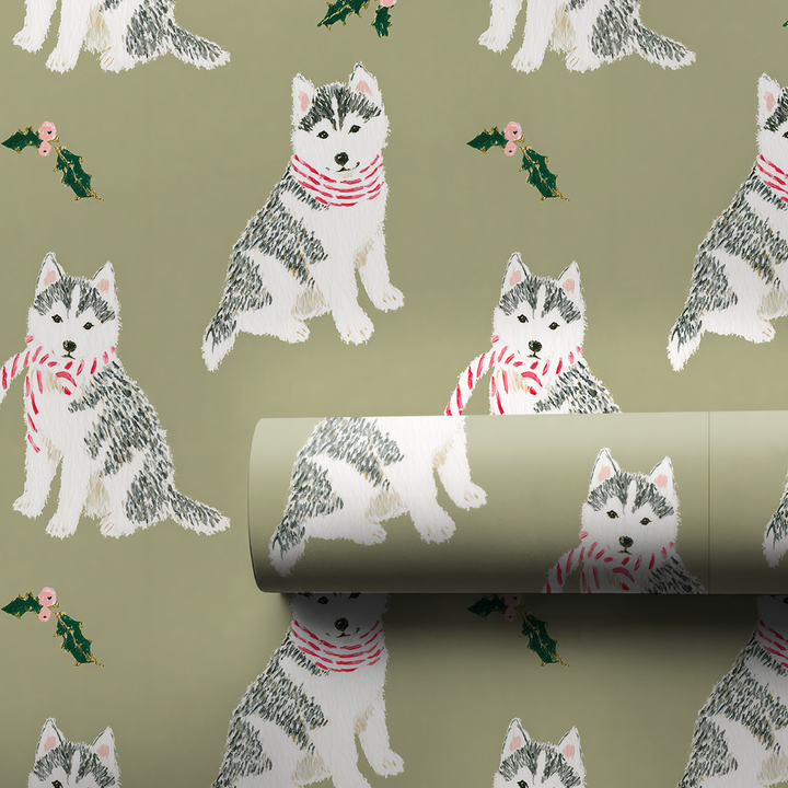 Holly Jolly Husky