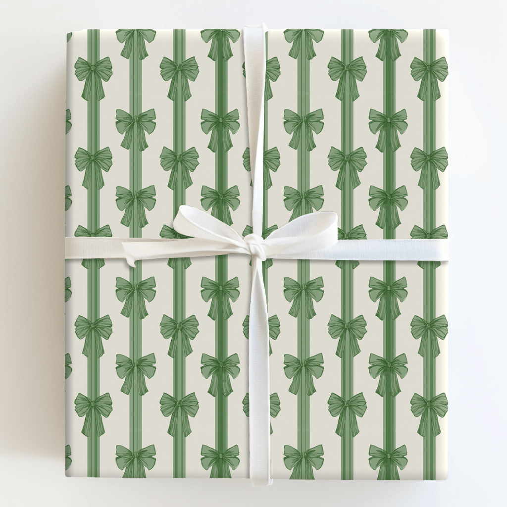 Winter Ribbon Garden - Wrapping Paper - Aspen & Arlo