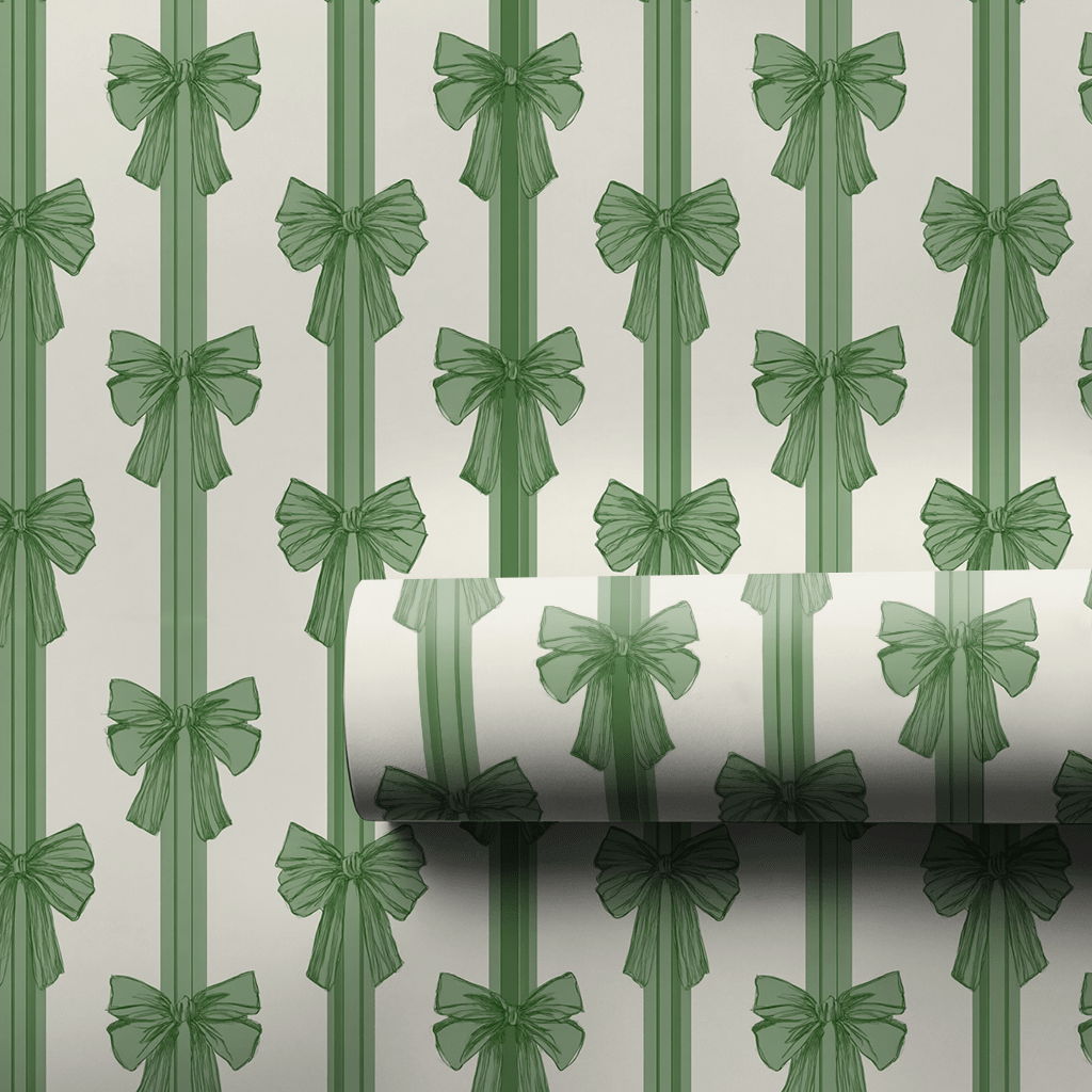 Winter Ribbon Garden - Wrapping Paper - Aspen & Arlo