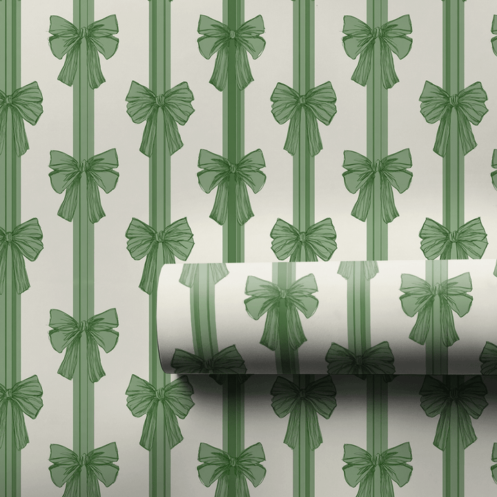Winter Ribbon Garden - Wrapping Paper - Aspen & Arlo