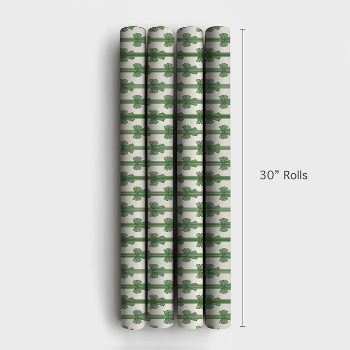 Winter Ribbon Garden - Wrapping Paper - Aspen & Arlo