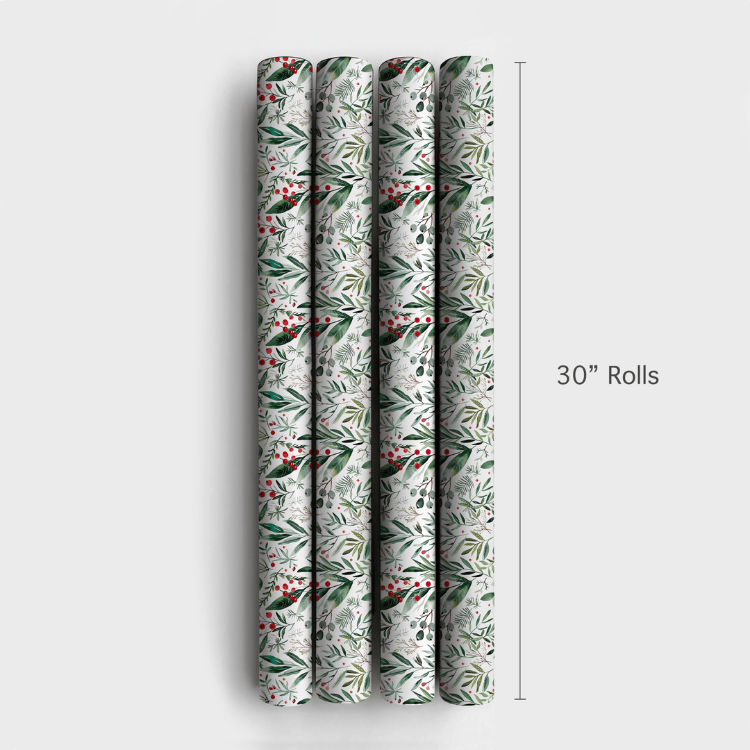 Holly Happies - Wrapping Paper - Aspen & Arlo
