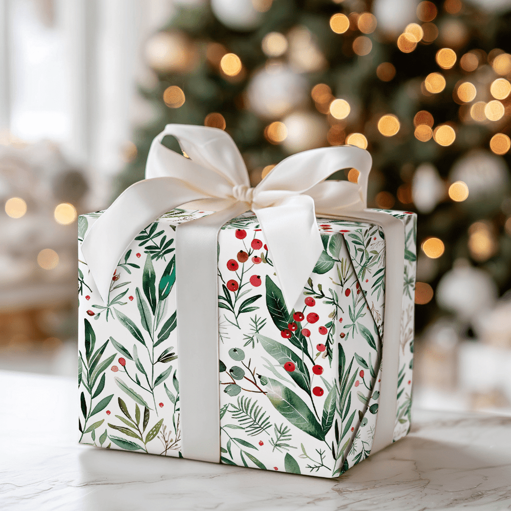 Holly Happies - Wrapping Paper - Aspen & Arlo