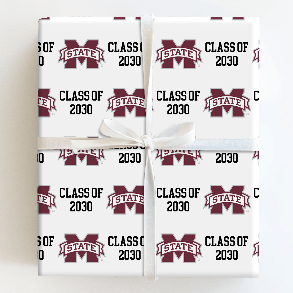Mississippi State Class of 2030 - Wrapping Paper - Aspen & Arlo