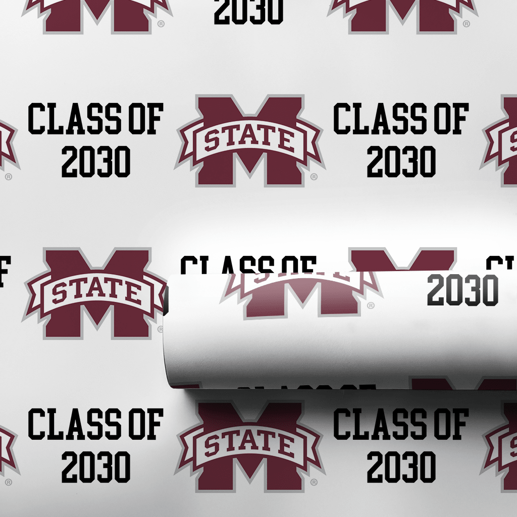 Mississippi State Class of 2030 - Wrapping Paper - Aspen & Arlo