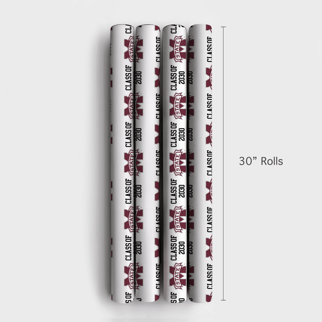 Mississippi State Class of 2030 - Wrapping Paper - Aspen & Arlo