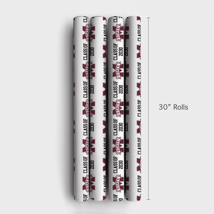 Mississippi State Class of 2030 - Wrapping Paper - Aspen & Arlo