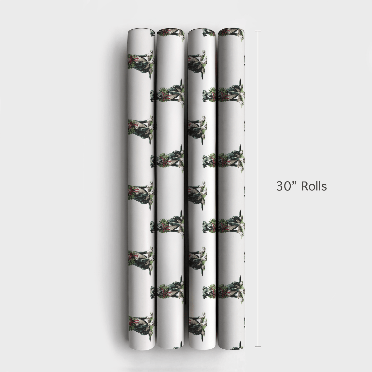 Pit Bull Festive - Wrapping Paper - Aspen & Arlo
