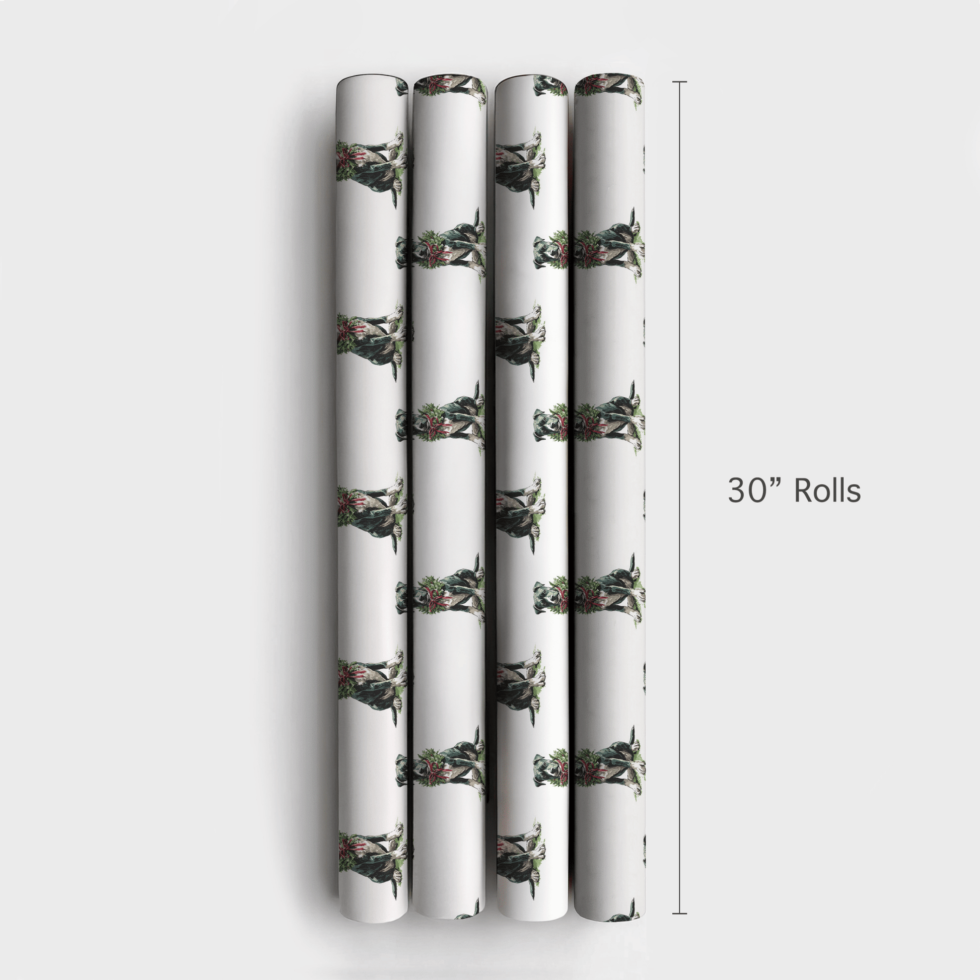 Pit Bull Festive - Wrapping Paper - Aspen & Arlo