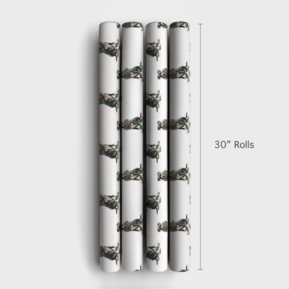 Pit Bull Festive - Wrapping Paper - Aspen & Arlo