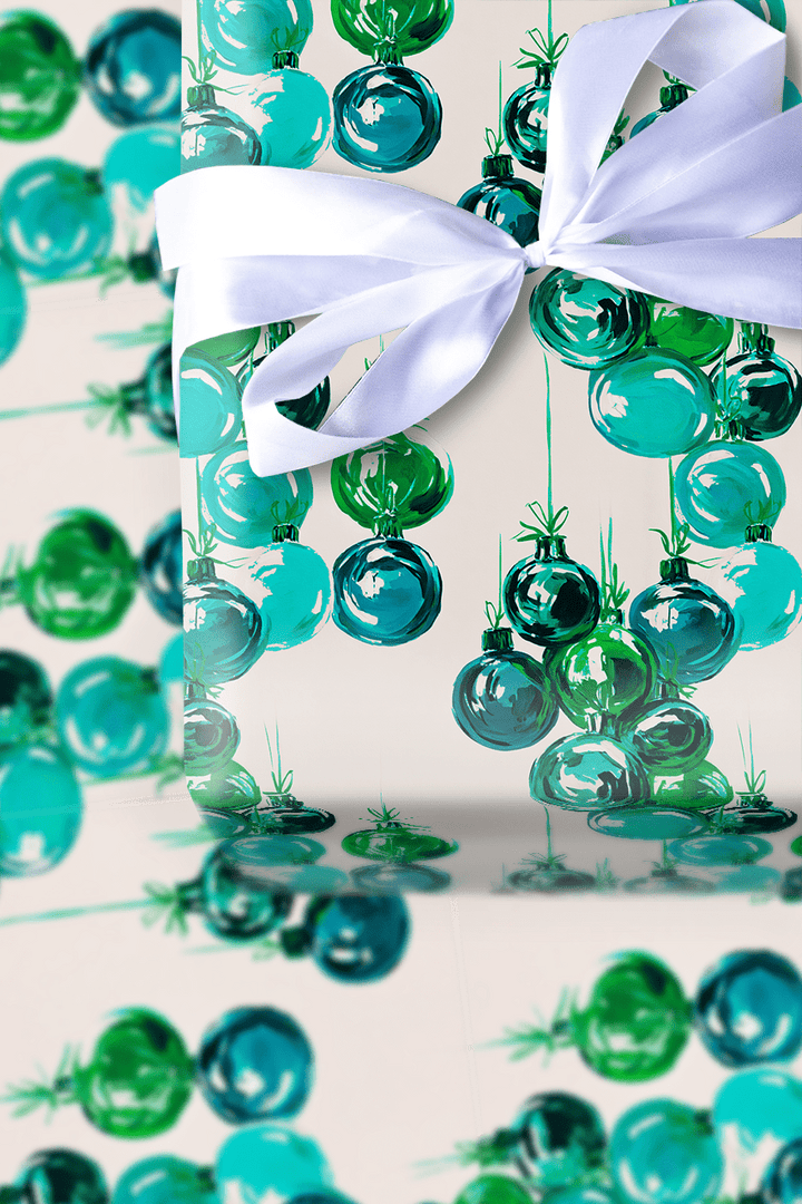 Dark Green Nelson - Wrapping Paper - Aspen & Arlo