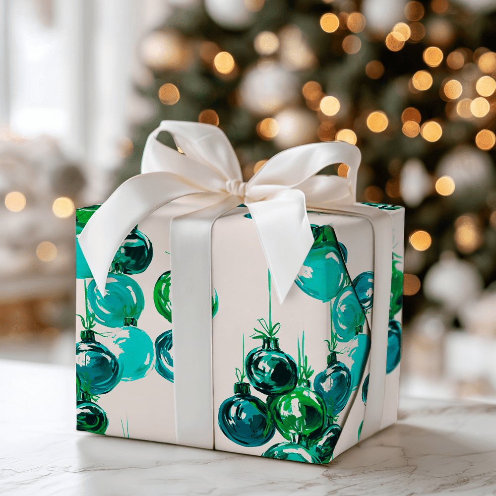 Dark Green Nelson - Wrapping Paper - Aspen & Arlo