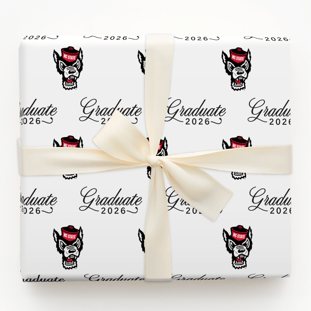 NC State Graduate 2026 - Wrapping Paper - Aspen & Arlo